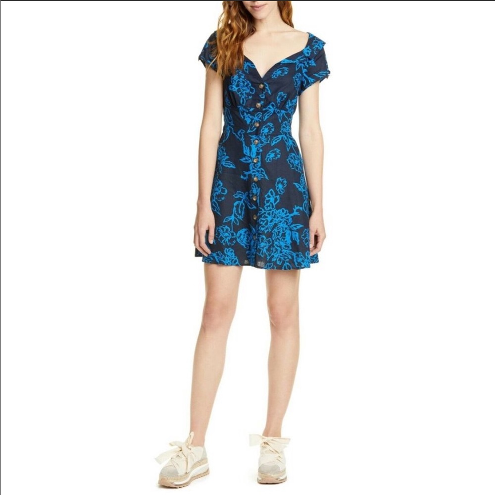 Free People A Thing Called Love Mini Dress